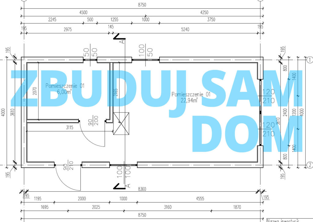 Dom bez pozwolenia 70m2 projekty