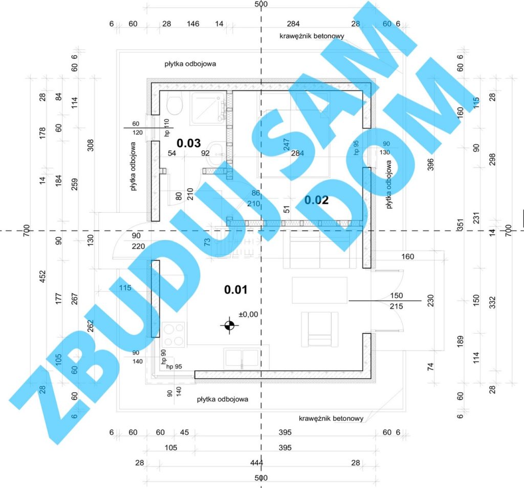 Projekt domu do 70m2