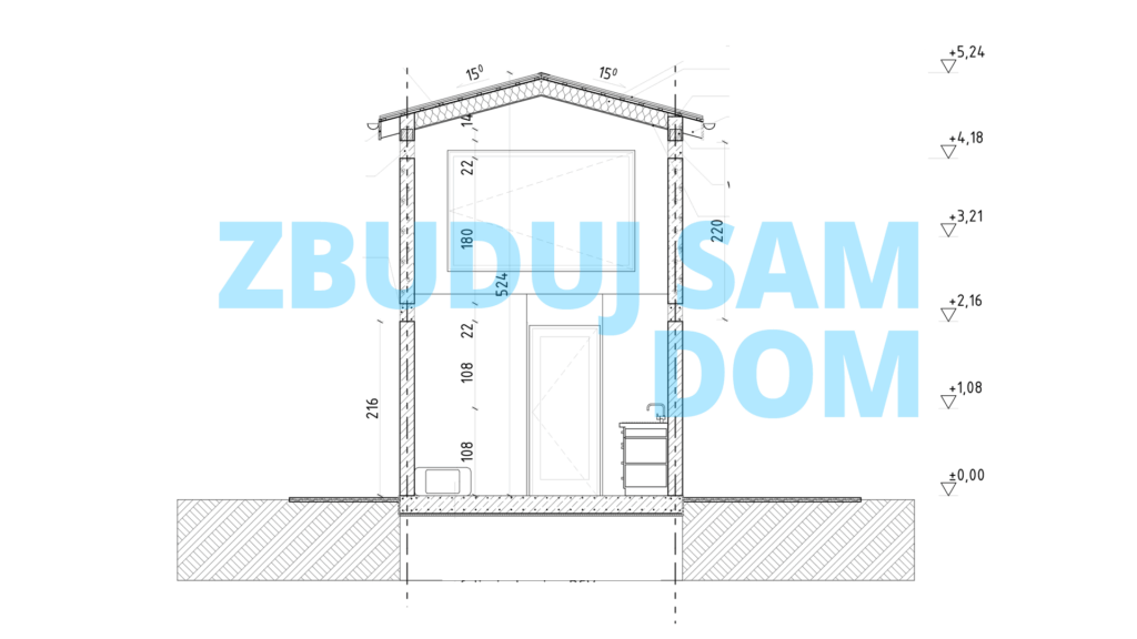 Rzut wysokiego domu 35m2 – funkcjonalny układ pomieszczeń i optymalne wykorzystanie przestrzeni w małym domu
