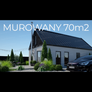 Polski ład 70m2 projekt murowany