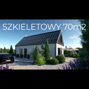 Polski ład 70m2 projekt szkieletowy
