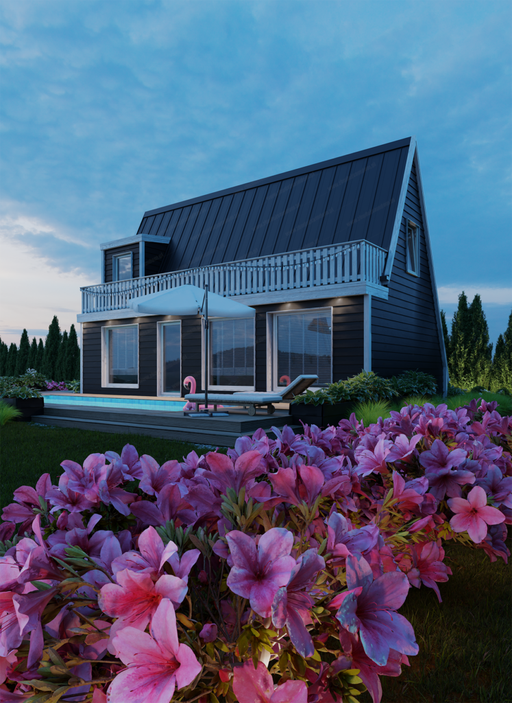 Brda do 70m2 domek letniskowy