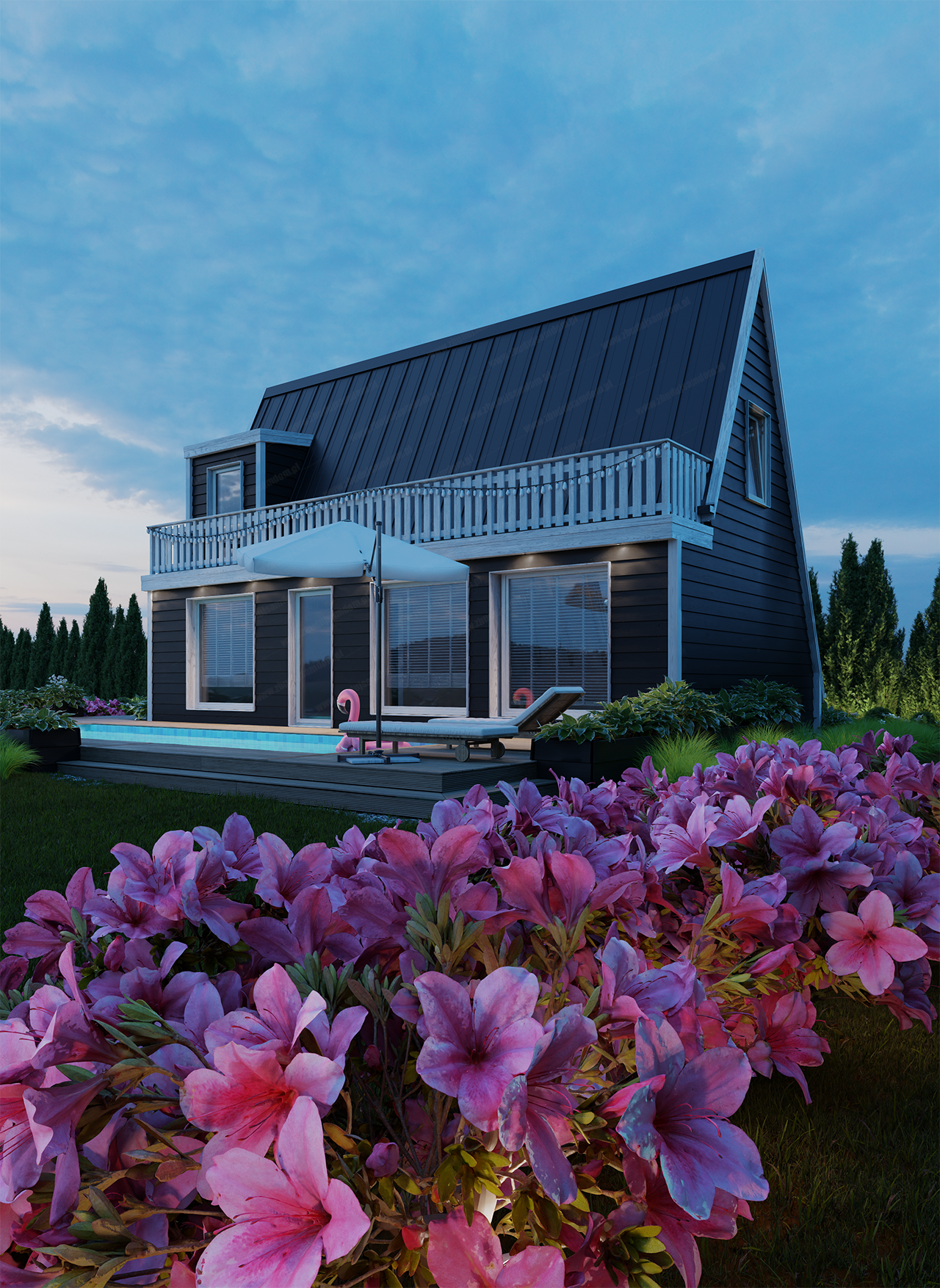 Brda do 70m2 domek letniskowy