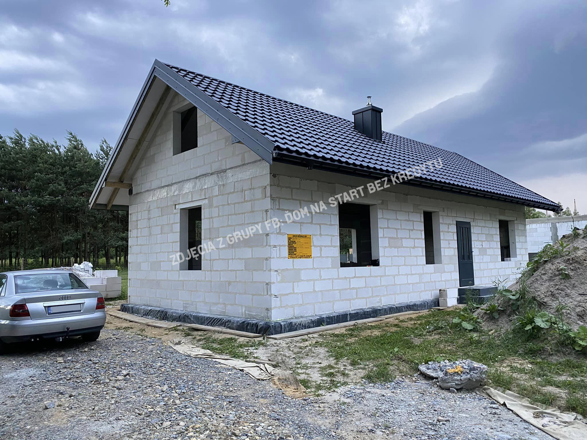 Projekt domu do 80m2 Pani Eweliny i Pana Dominika, powiększony