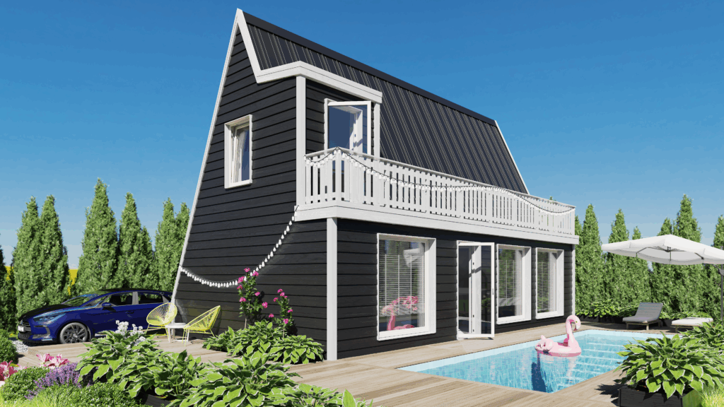 mały dom prefabrykowany