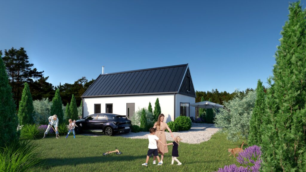 idealny dom dla rodziny 2+2 do 70 m²