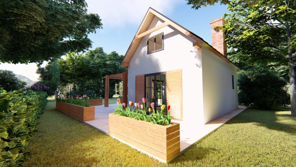 Projekty domów 35–50 m² całoroczne na zgłoszenie – układy, koszty i formalności (2026)