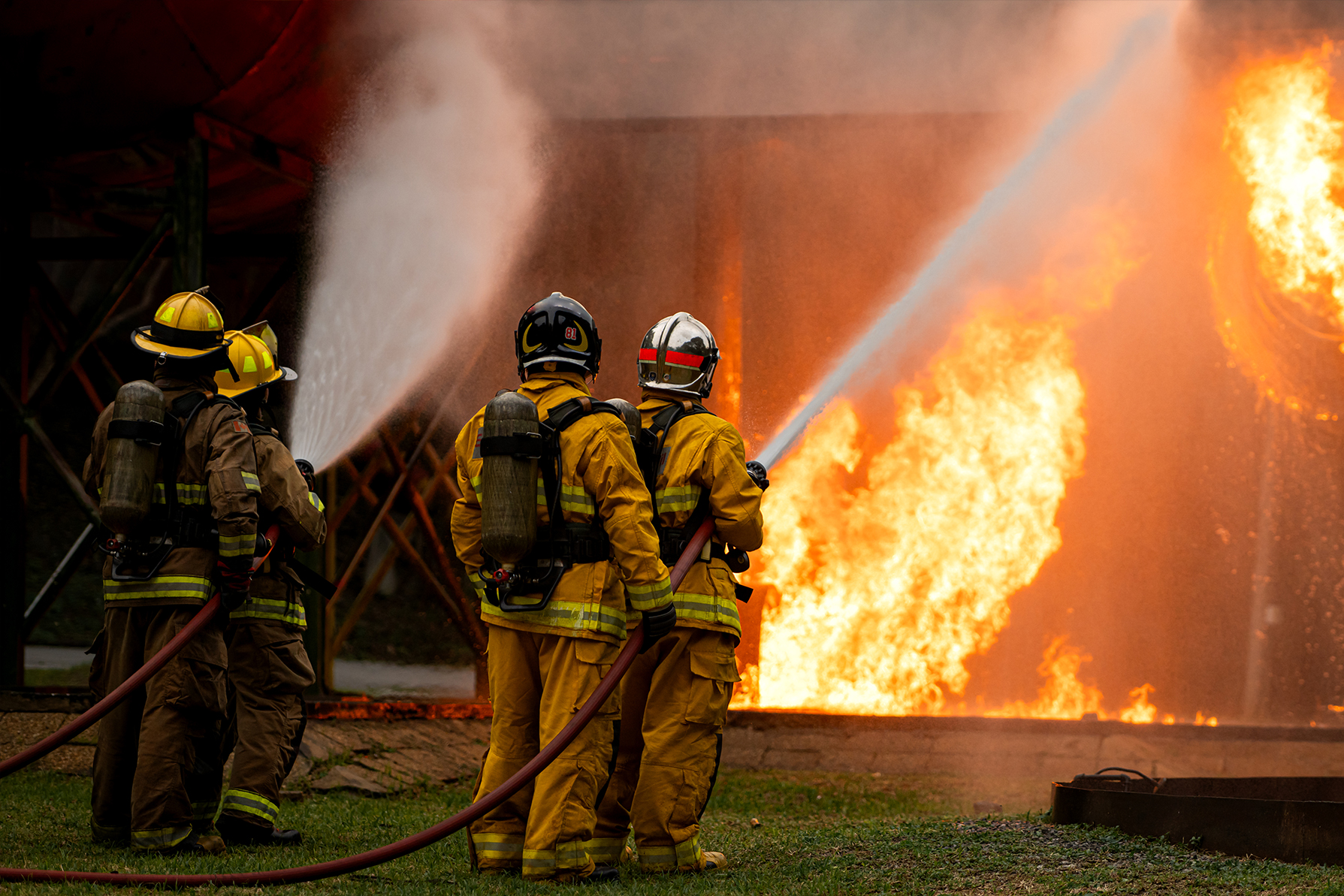 pożar dom prefabrykowany