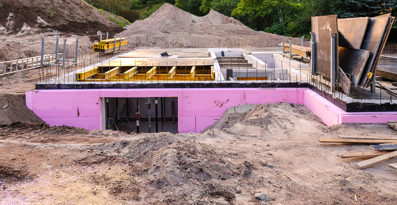 ocieplenie ścian fundamentowych styropianem