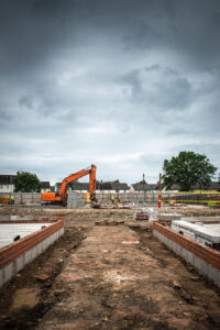 wykop pod ławy fundamentowe