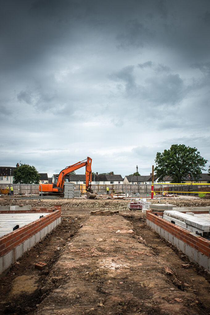 wykop pod ławy fundamentowe