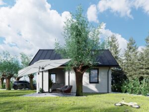 dom bez pozwolenia 35m2