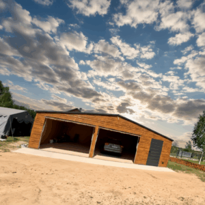 projekt garażu na zgłoszenie 70m2