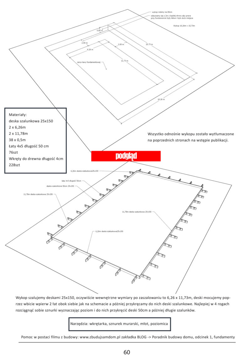 Jak zbudować murowany dom 70 m² krok po kroku