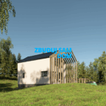 projekt domu na wąską działkę