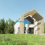 projekt domu na wąską działkę