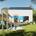 projekt domu na wąską działkę