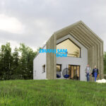 projekt domu na wąską działkę