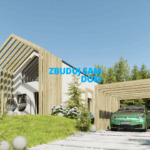 projekt domu na wąską działkę