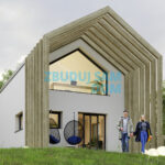 projekt domu na wąską działkę