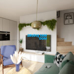 projekt domu na wąską działkę