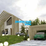 projekt domu na wąską działkę