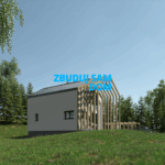 projekt domu na wąską działkę