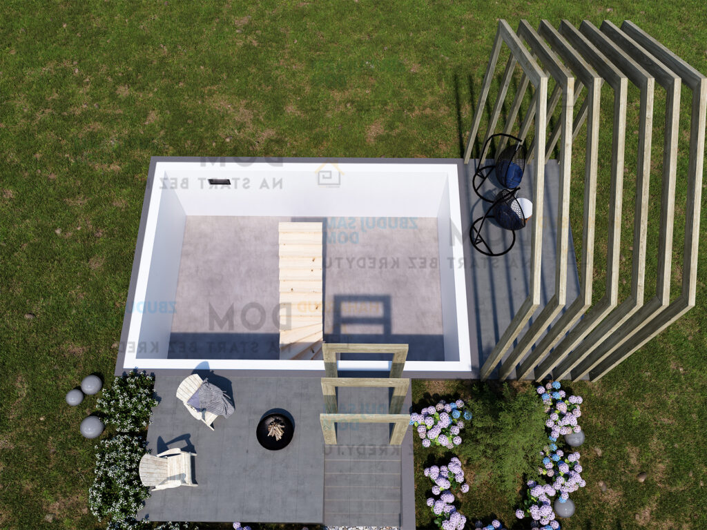 projekt domu na wąską działkę