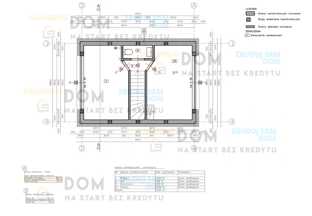projekt domu na wąską działkę