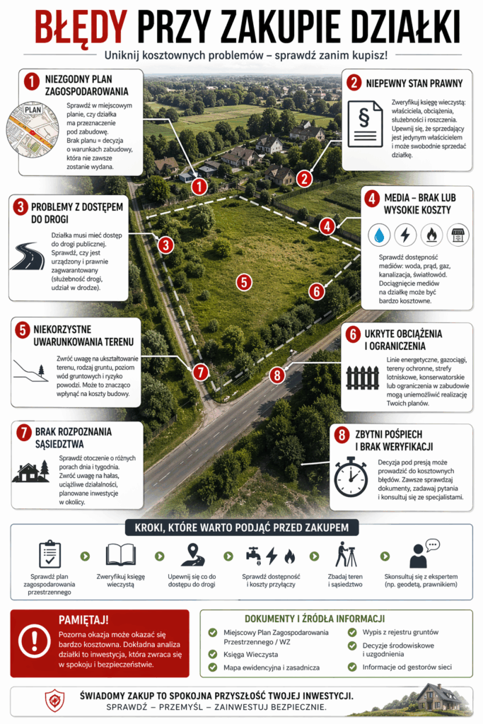 sprawdż działkę przed zakupem
