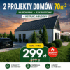 projekty domów 70m2
