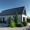 wymiary domu Nowy Ład 70 m2