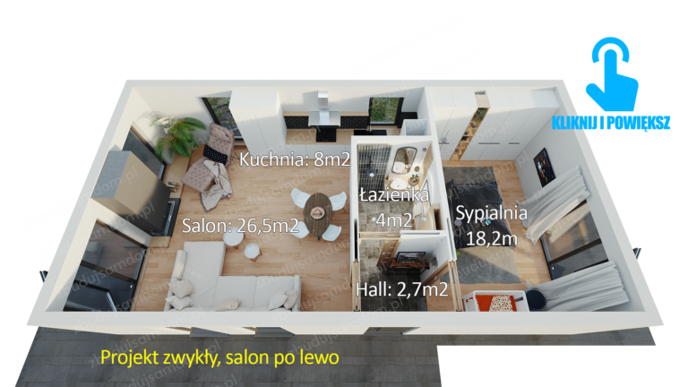 dom Nowy Ład 70 m2 cena