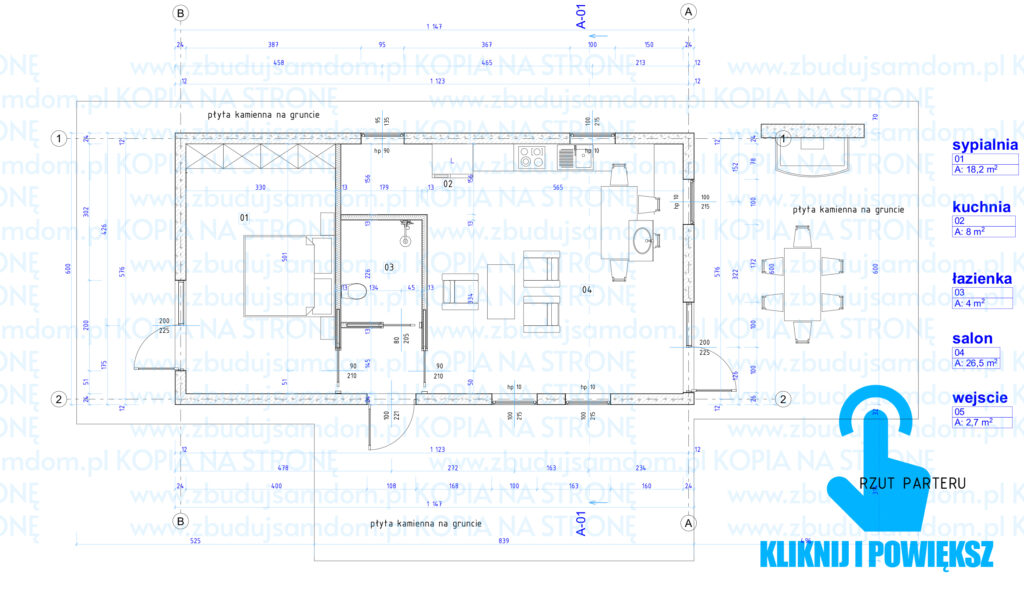 projekt Nowy Ład 70 m2