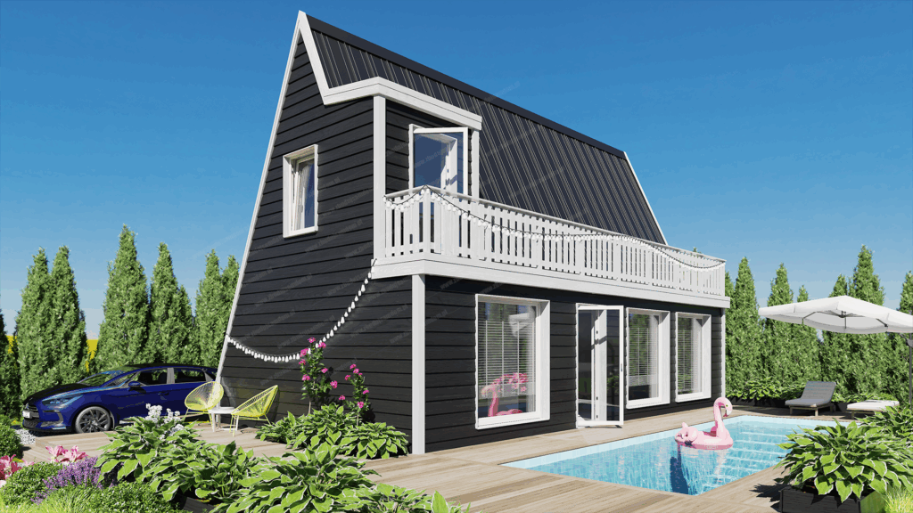 projekt Nowy Ład 70 m2