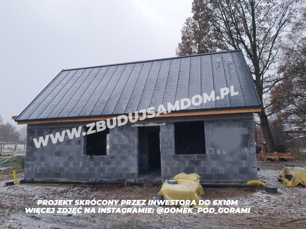 projekt domu 70 m2 murowany