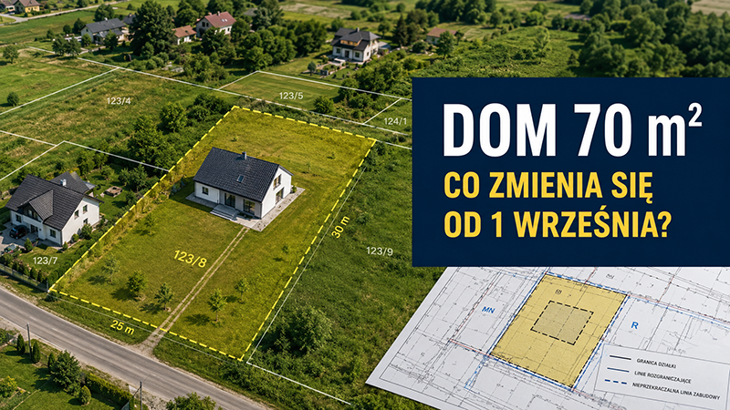 Dom do 70 m² – projekt małego i funkcjonalnego domu jednorodzinnego
