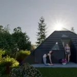 Domek na działkę 35 m² – niewielki budynek rekreacyjny o ciekawej bryle
