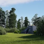 Domek rekreacyjny 35 m² – projekt niewielkiego domku na działkę