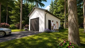 Garaż przy domu 70 m² – praktyczne rozwiązanie zwiększające komfort użytkowania