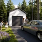 Garaż szkieletowy na zgłoszenie – projekt 35 m² do szybkiej budowy