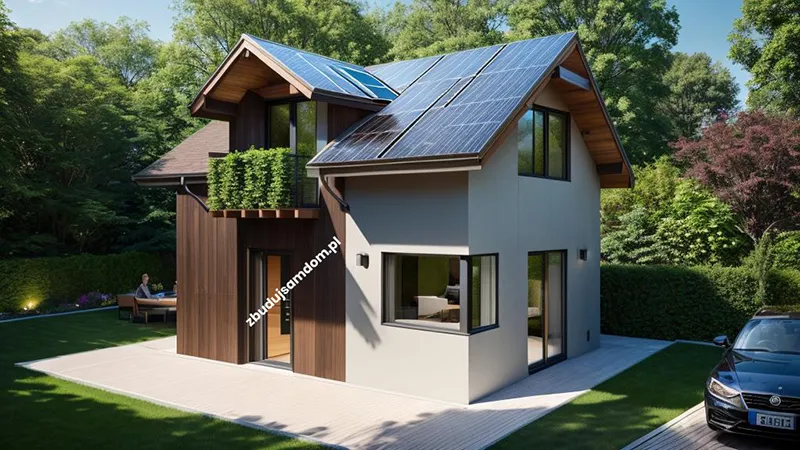 Projekt domu 70 m² na zgłoszenie zgodny z przepisami Nowego Ładu