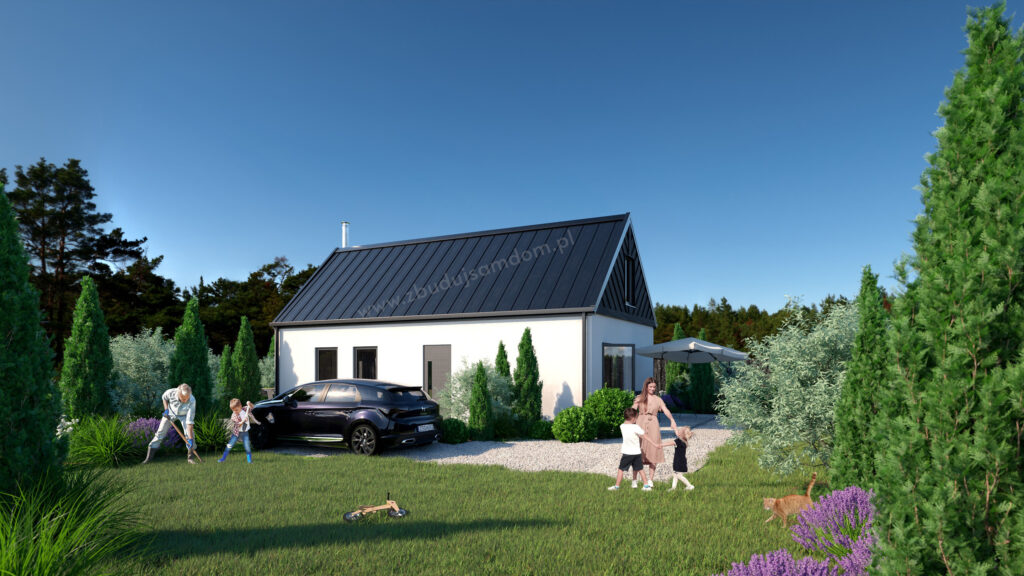 projekt Nowy Ład 70 m2