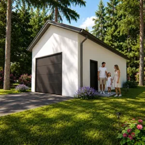 Projekt garażu 35 m&sup2; z kompletną dokumentacją do budowy