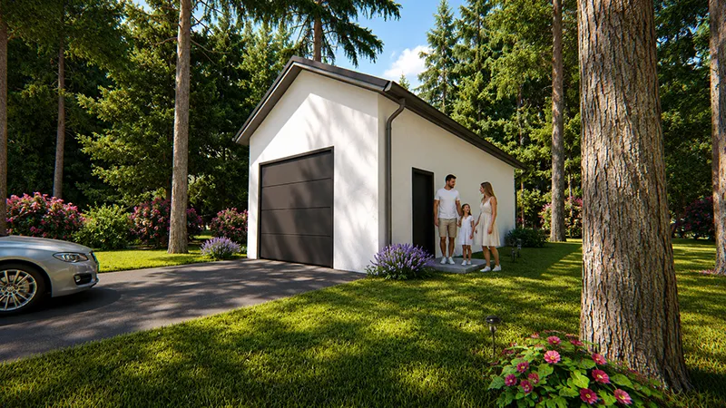 Projekt garażu 35 m² z kompletną dokumentacją do budowy