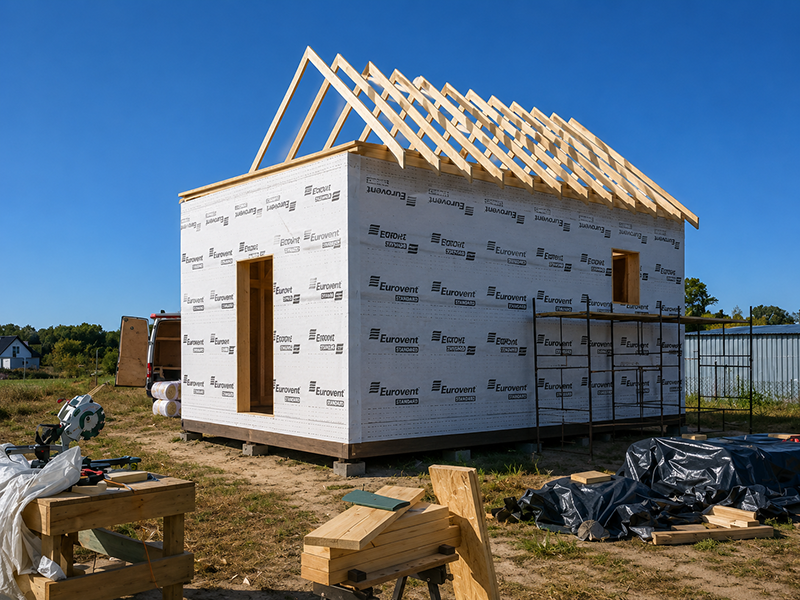 Całoroczny dom szkieletowy 35 m² Pana Mateusza
