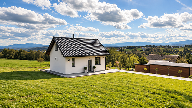 Dom bez pozwolenia 35 m2 z antresolą – realizacja