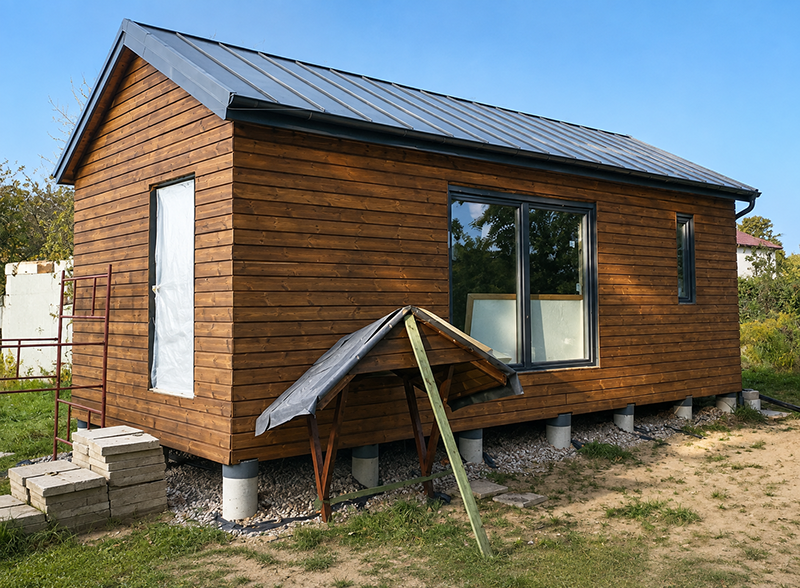 Dom Pana Mariana – całoroczny dom szkieletowy 35 m²