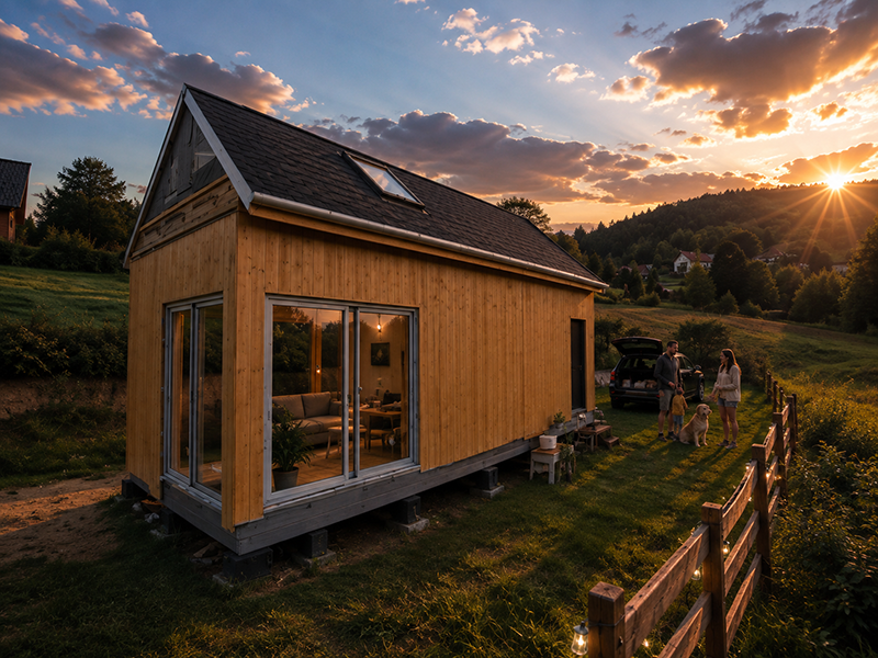 Domek Pana Artura – realizacja domu szkieletowego 35 m²