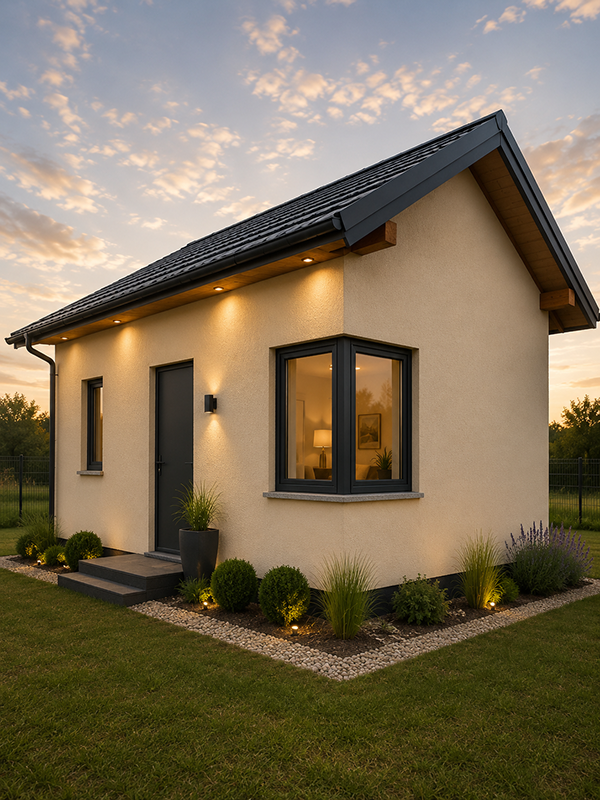 Domek Pani Lidii – murowany dom całoroczny 35 m²